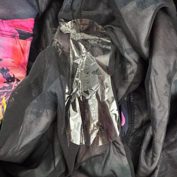 Torrid Swim Shorts Bottom 3X Multi Leaves Floral Print Strappy NWT SW-2101 - Picture 10 of 10